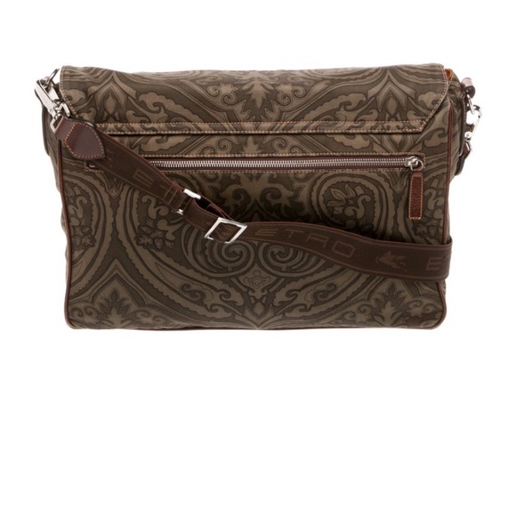 Etro Brown Messenger Bag in Paisley Patterned - Picture 6 of 7